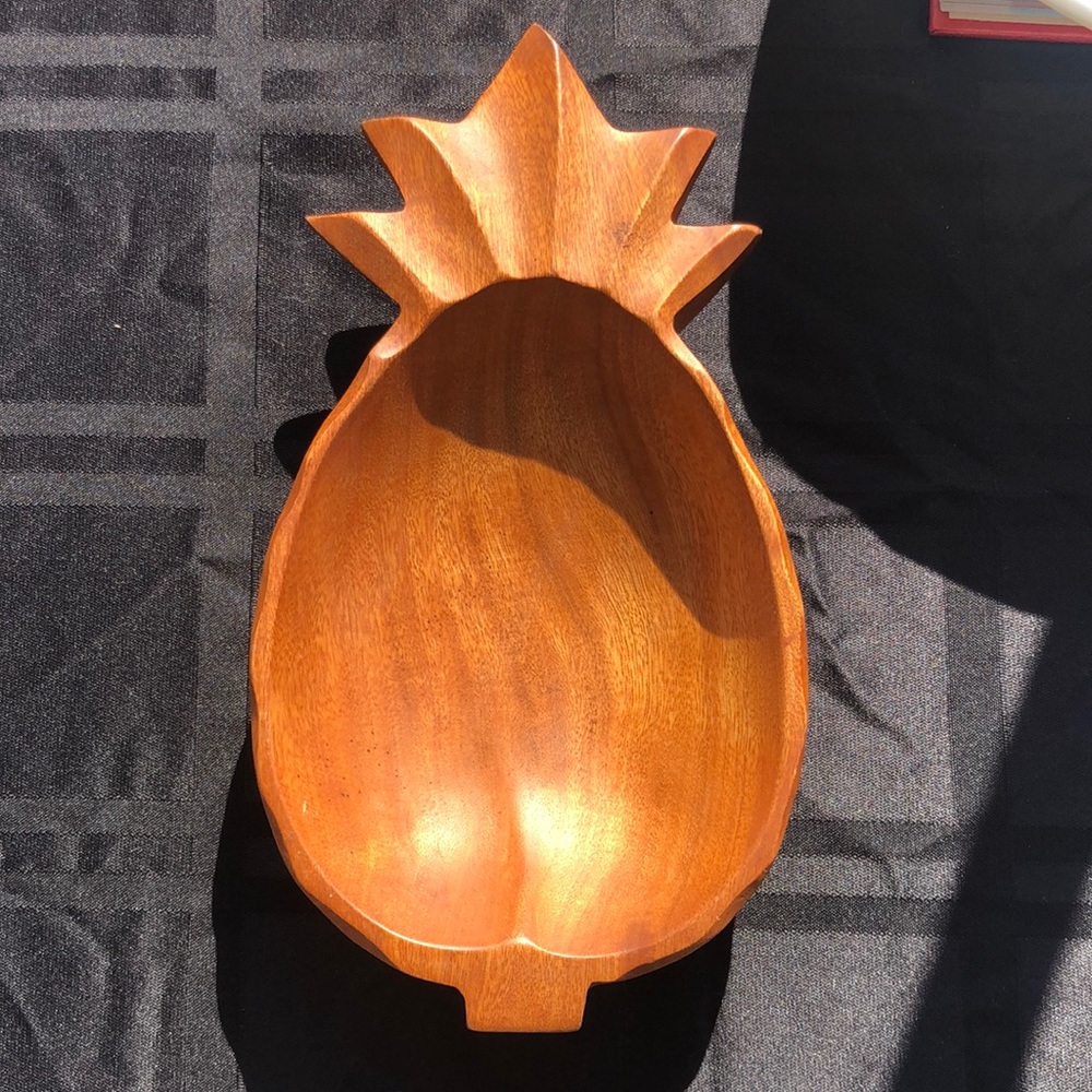 Wooden Pineapple bowl